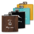 Hip Flask 180ml  sort. individuell personalisiert