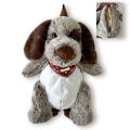 Kinderrucksack Plüsch Hund 32cm mit Halstuch