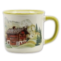 Porzellan-Tasse Almlandschaft
