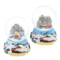Schneekugel 4,5cm Wintermotiv 1710  sort.