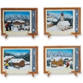 Magnet Wintermotiv 154 sort.